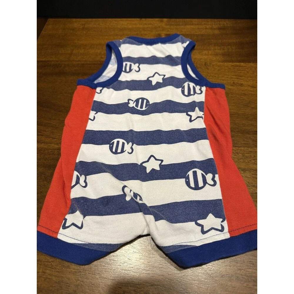 Vintage 90s Celebrity Kids 6/9 Months Submarine Romper